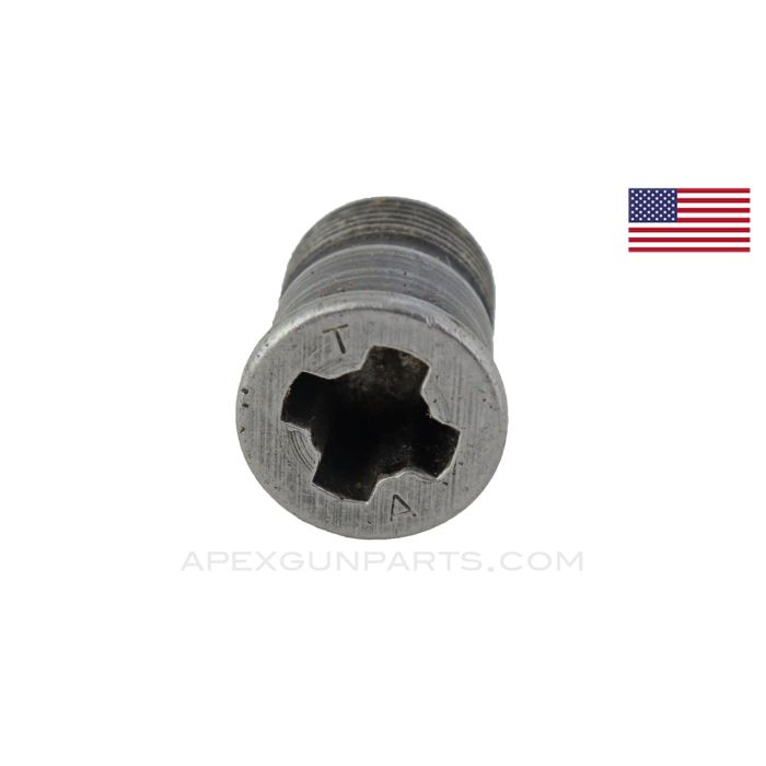 M1 Garand Gas Cylinder Locking Screw, Type 3, "A" Marked *Good*