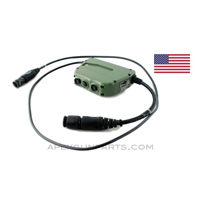 General Dymanics C4 Systems Cable Assembly with Switch / Button, Communications Device, Unknown Application *Very Good* 