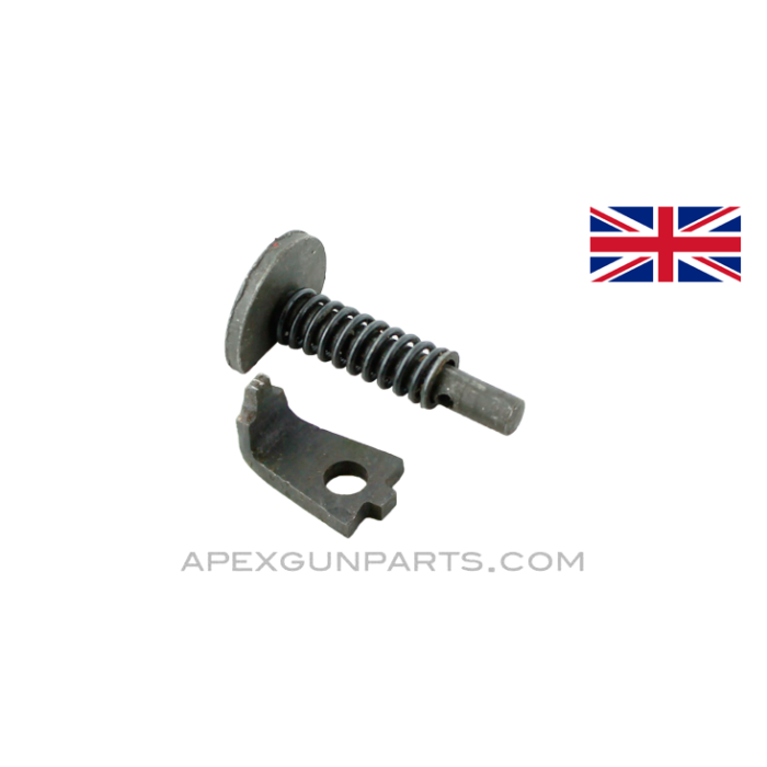 STEN MK 2 / MK 5 Magazine Housing Plunger Assembly, No Cotter Pin, *Good* 