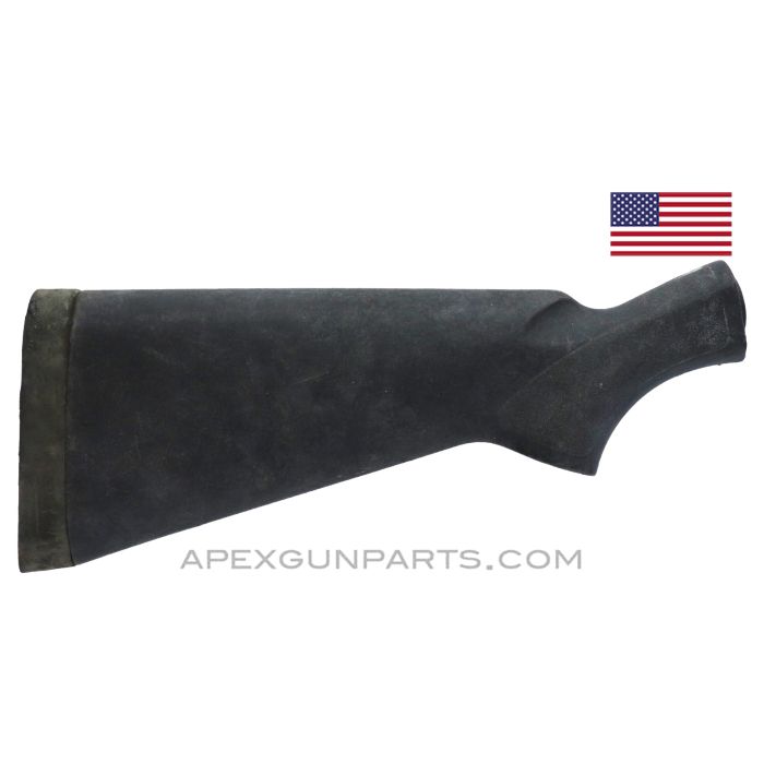 Remington 870 Buttstock, Polymer, No Sling Mount Stud, Black *Good* 