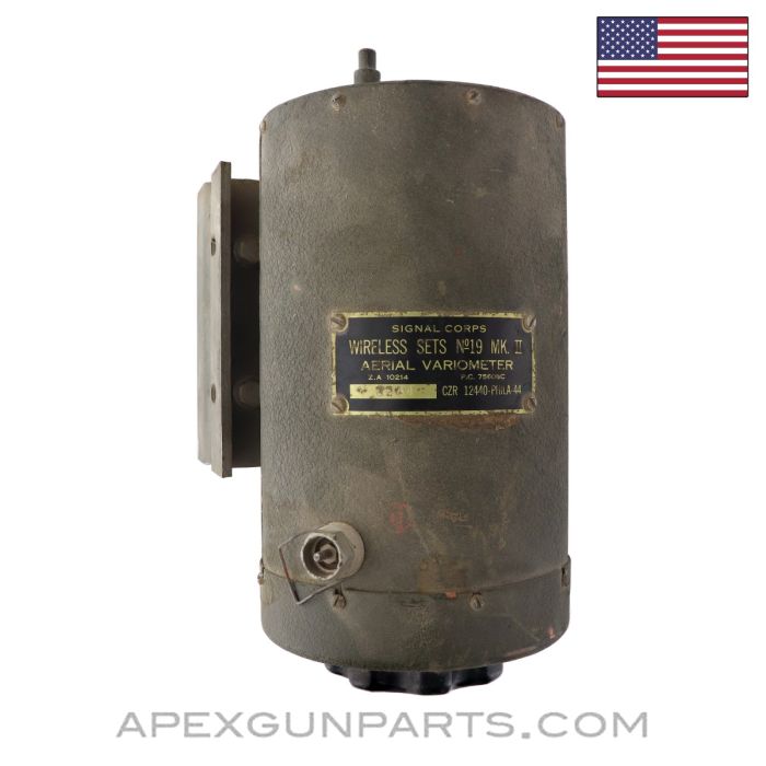 Signal Corps, Aerial Variometer, No. 19, MKII, for Tuning, USGI, WW2 *Good* 