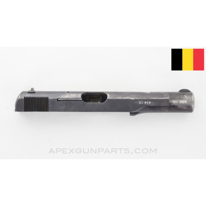 FN 1922 Pistol Slide, Dutch "Crown Over J" Proof Marked *Good*