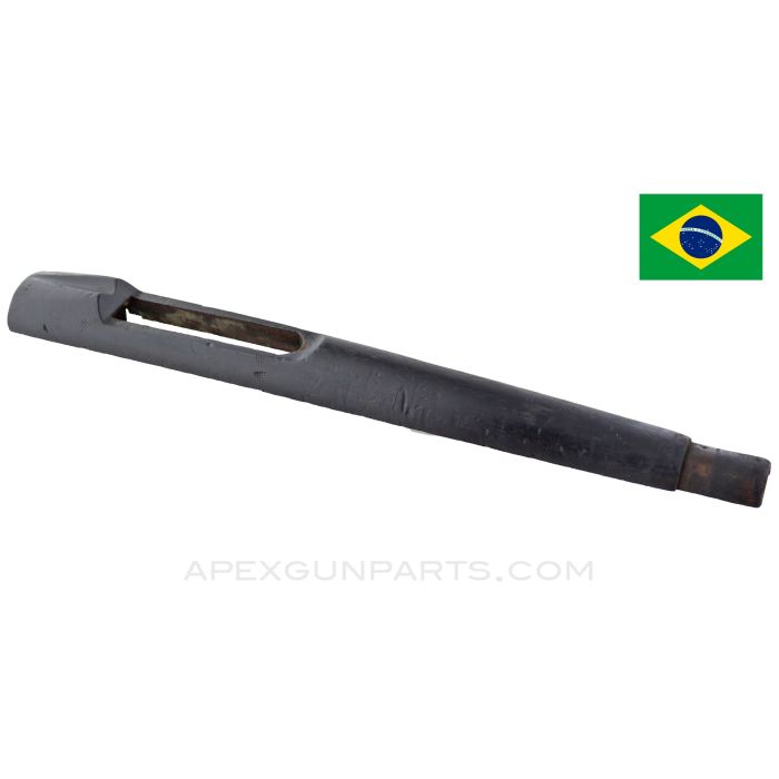 Brazilian 1908 Mauser Handguard w/ Clip, 13.375', Wood  *Good*