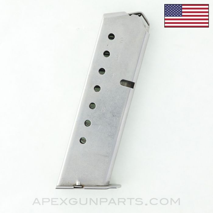 Smith & Wesson 645 Magazine, 8rd, Stainless Steel w/ Metal Follower, .45 Auto *Very Good*