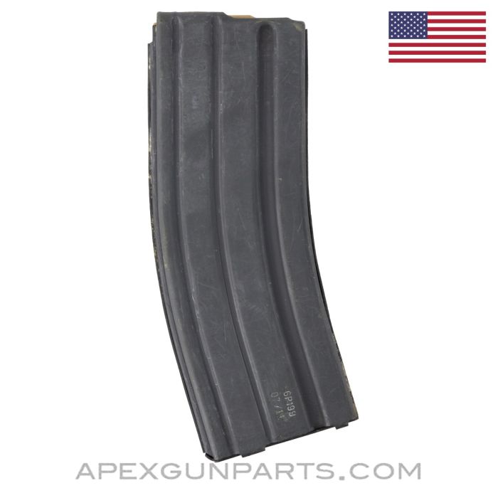 AR-15 Magazine, 30rd, With Yellow Anti-Tilt Follower, 5.56x45 *Good*