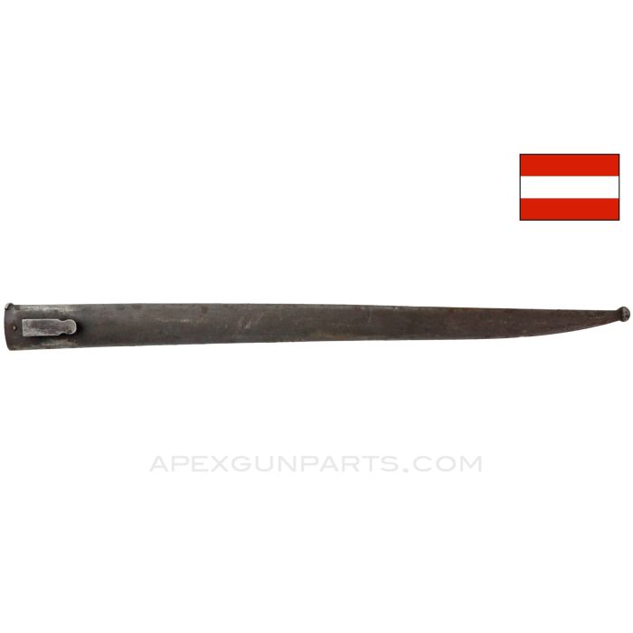 Austrian Model 1886 Scabbard, for Sword Bayonet *Fair*