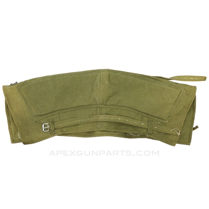 Machine Gun Action Cover, 27", OD Green Canvas *Good*