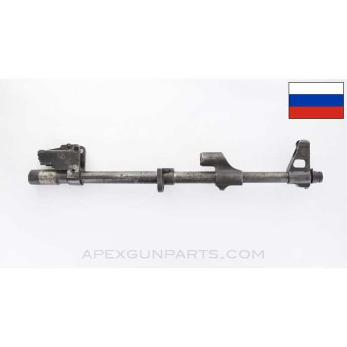 Original Russian AK-47 Populated Barrel Assembly, 16", Stripped Rear Sight, Modified From Type 3, 7.62x39 *Good*