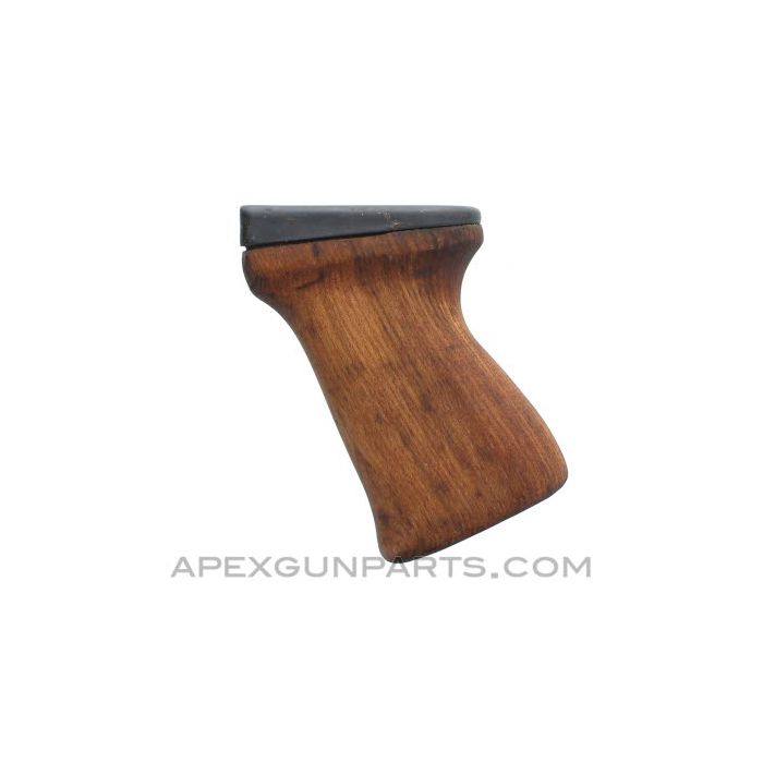 Yugoslavian M76 Pistol Grip W/Ferrule, Wood, Sanded 