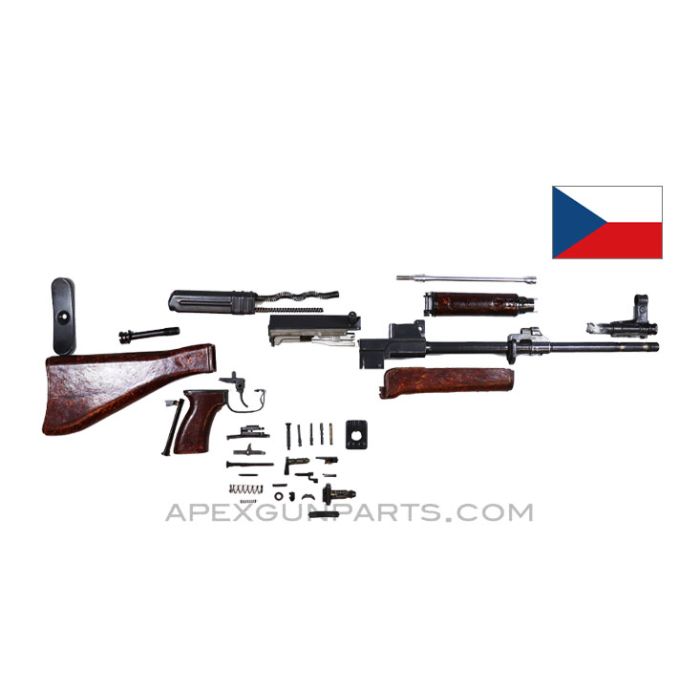 Czech VZ-58 Fixed Stock Parts Kit ,15.5" Barrel, Factory Finish, 7.62x39, *Very Good* 