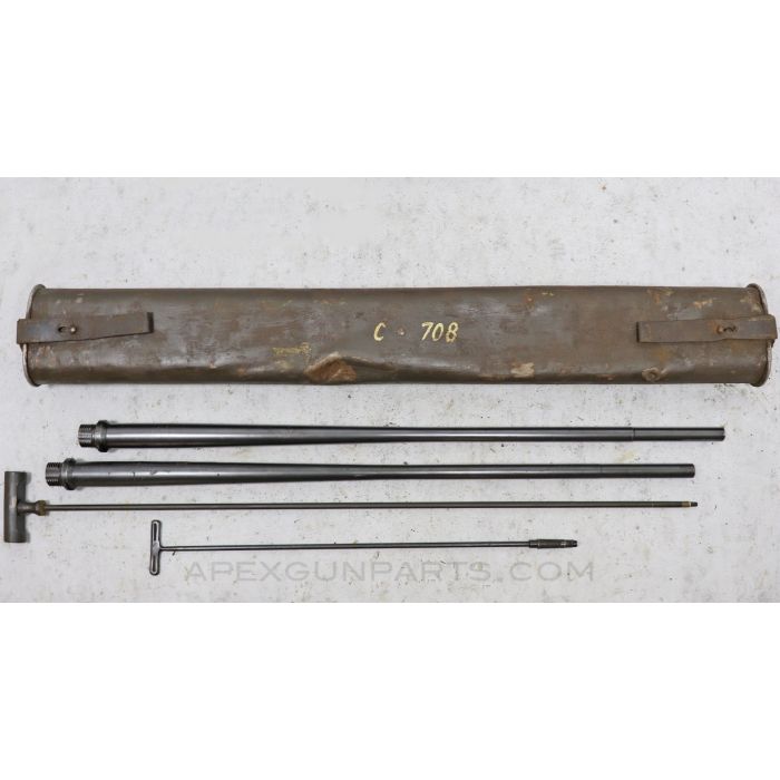 MG-13 Double Barrel Carrier with Barrels, Cleaning Rod & Broken Case Extractor *Very Good* 