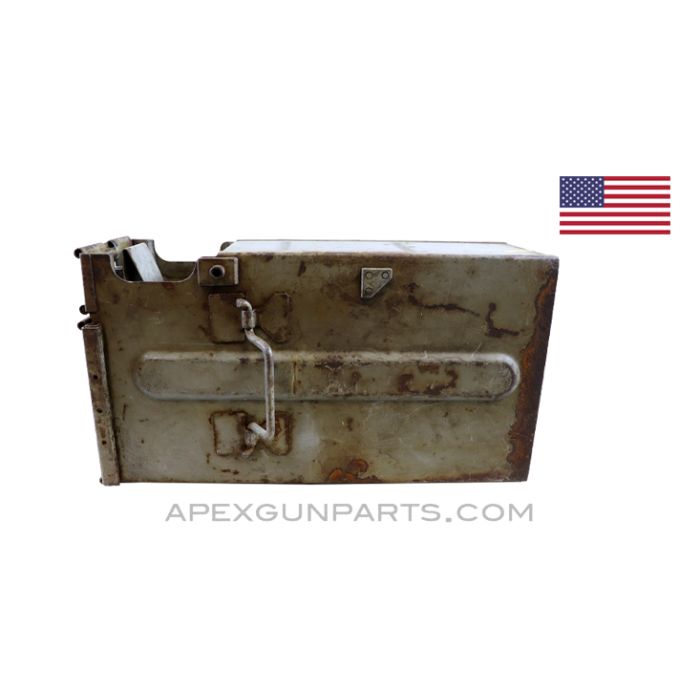 U.S. Navy .50cal Ammo Can, Complete *Good / Rusty* 