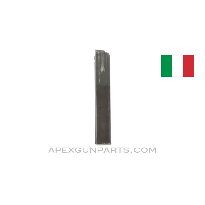 Beretta SMG Magazine, 32rd, With Witness Holes, 9X19 NATO, *Good* 