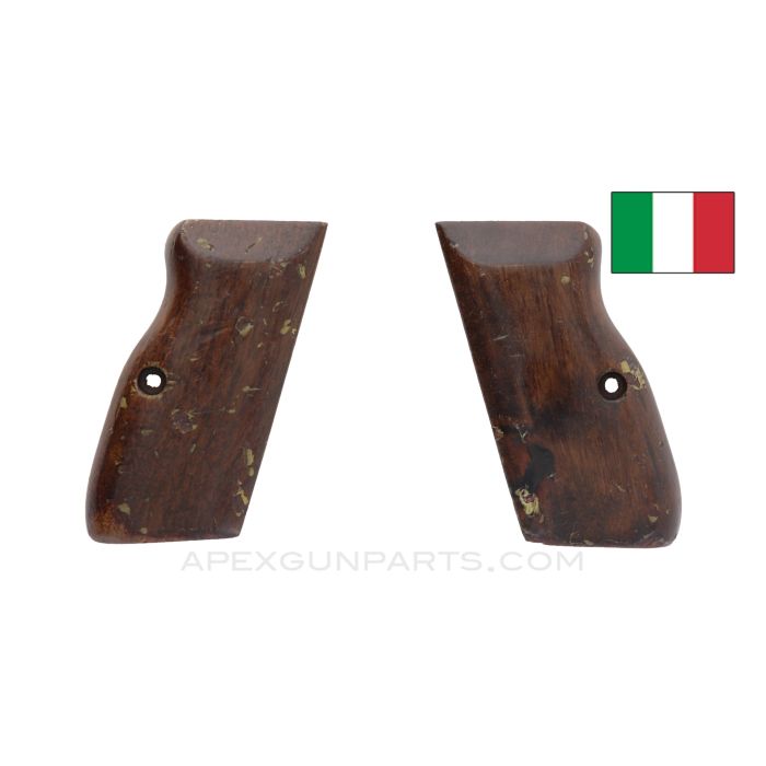 Tanfoglio Mossad Pistol Grips, Wood *Good*