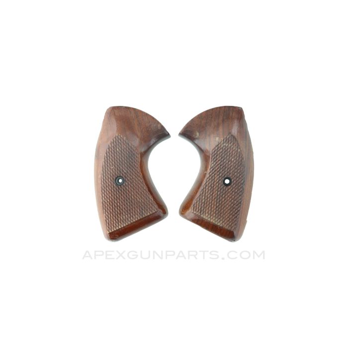 Colt Cobra Grips, Long, Wood *Good*