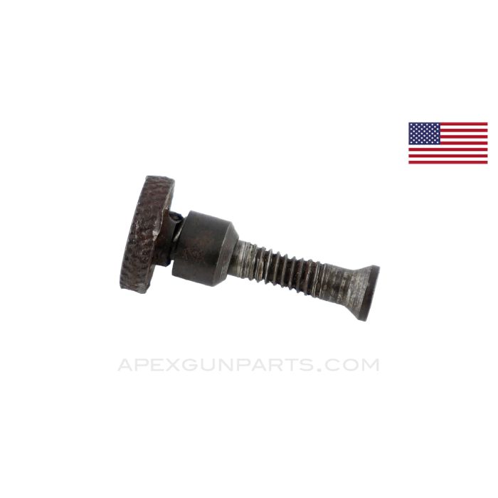 Springfield Rear sight windage screw, Dished Knob *Good*