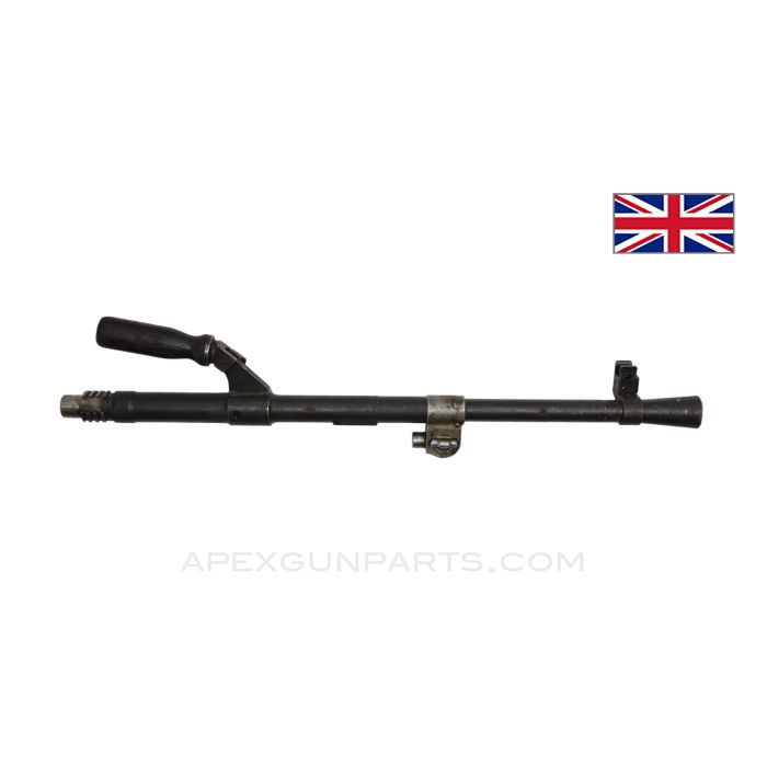 BREN Mk2 Barrel Assembly, 23", with Wood Carry Handle, Parkerized, 8mm Mauser *Good* 
