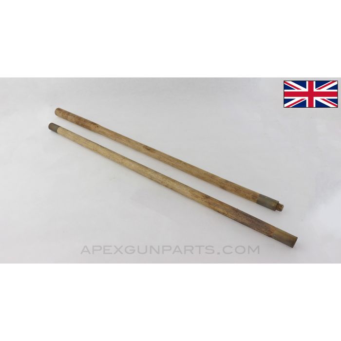 Lewis Gun 2 Piece Cleaning Rod, Wood *Good*