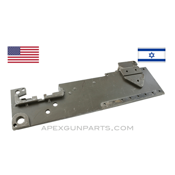 Browning 1919 Left Hand Side Plate (LHSP), Broken Cam plate, 7.62 NATO, w/Rear Sight Base, *Very Good* 