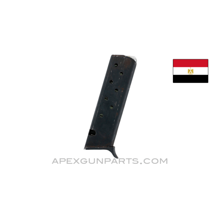 Helwan Brigadier Pistol Magazine, 8rd, 9x19, Steel, *Good*