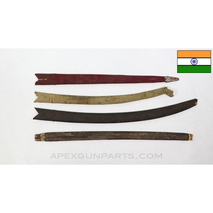 Indian Talwar Project Scabbard, Cloth / Wood / Plastic, Heavy Use *Poor*