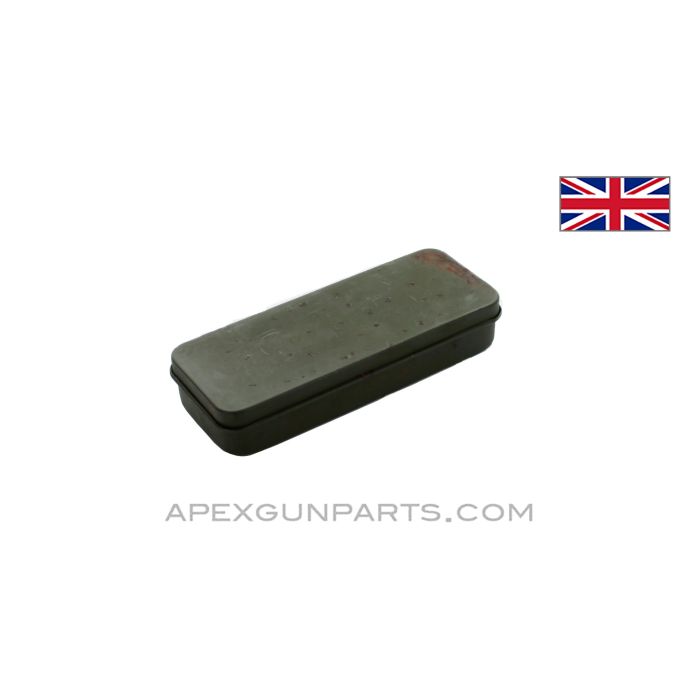 British BREN Spare Parts Tin, Painted Green, *Good* 