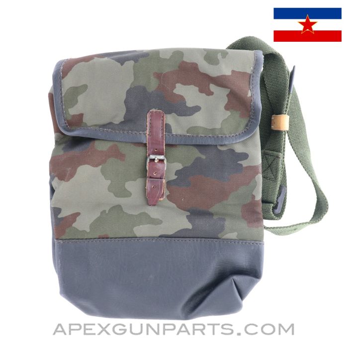 Shoulder Bag for Crew Served Weapons, Yugoslavian Camo *Excellent* 