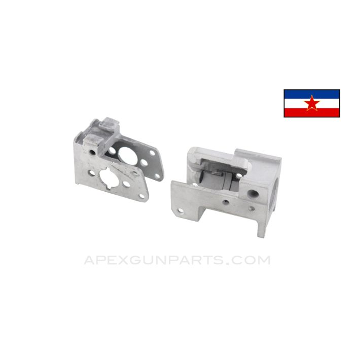 Yugoslavian M70AB1 Front and Rear Trunnion, Bead Blasted *Good*