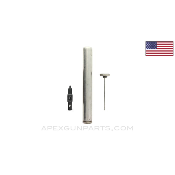 M1 Garand Individual Cleaning Kit Case / Oiler with M10 Combo Tool *Good*