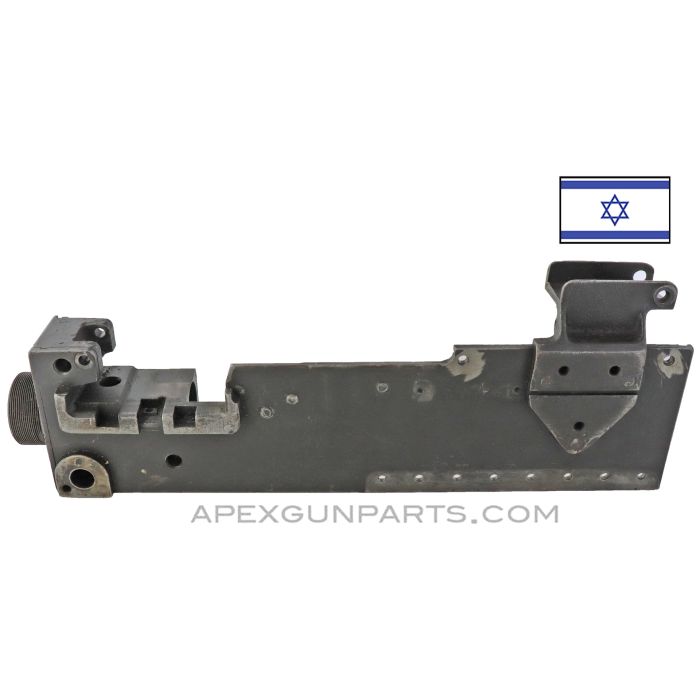 Browning 1919 Left Hand Side Plate (LHSP), w/ Trunnion & Rear Sight Base, Bad Extractor Cam, Israeli 7.62 *Good* 