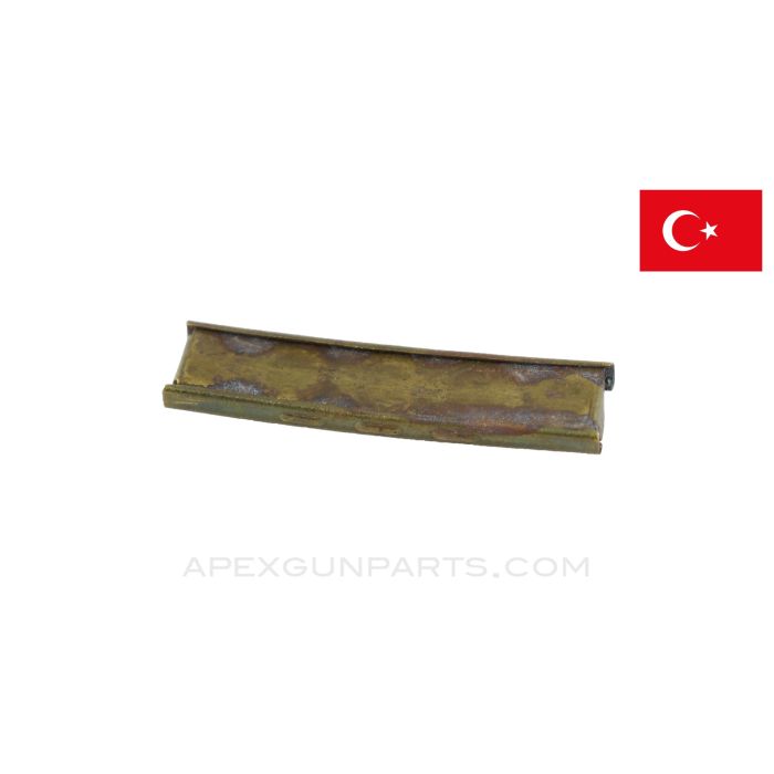 Turkish Mauser Two Piece Stripper Clip, 5rd, Brass, 8mm *Good*