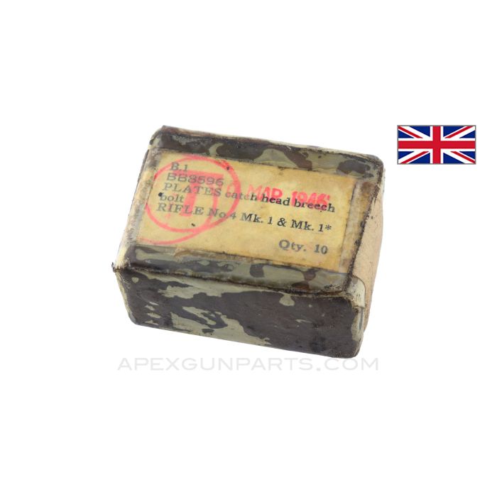 Enfield #4 Bolt Release Stop Plate, Box of 10 *NOS*