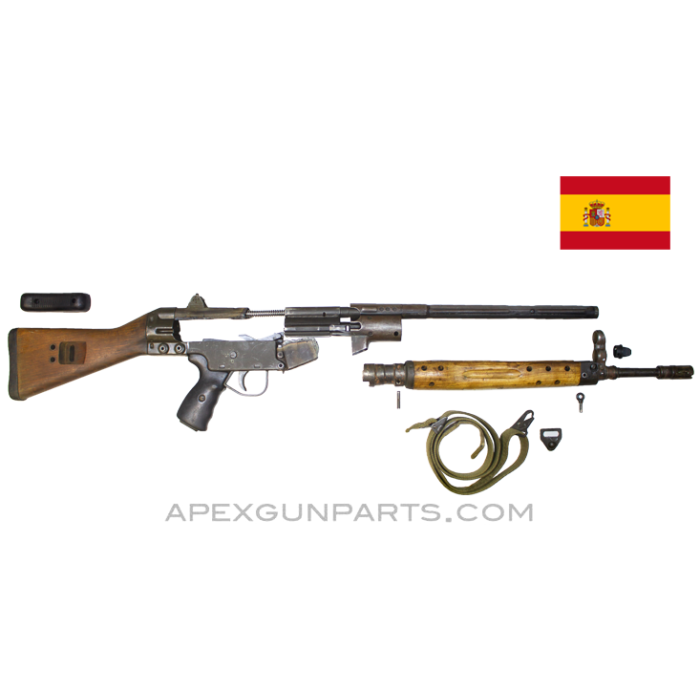 CETME Model C Rifle Parts Kit, 17.5" Barrel, Wood Furniture, 7.62 NATO / .308 *Good* 