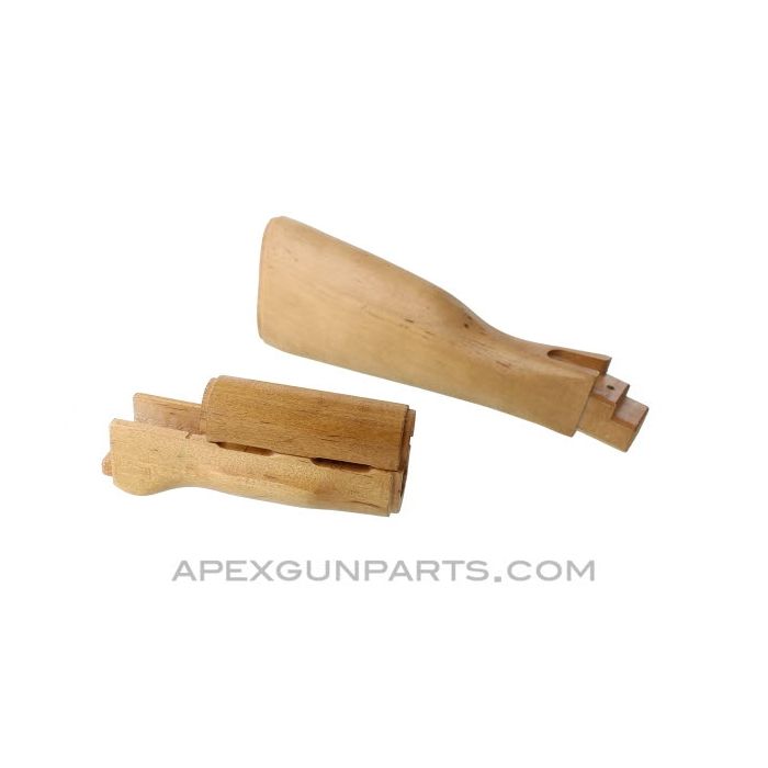 AK-47 / AKM Blonde Stock and Handguard Set, US Made 922(r) Compliant Set, *Unused*
