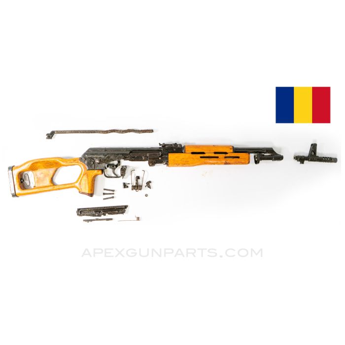 Romanian PSL / FPK Parts Kit, Unmarked Romanian Trunnion, 7.62x54r *Excellent* ONE-OFF