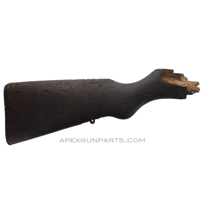 MP28 II Stock, Incomplete, Rear Section ONLY with Buttplate, Nonfunctional, Sold *As Is*