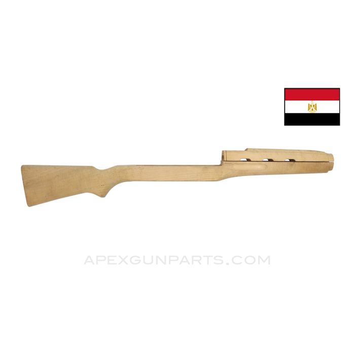 Egyptian Rashid Carbine Stock, w/ Handguard, Unfinished *NOS*