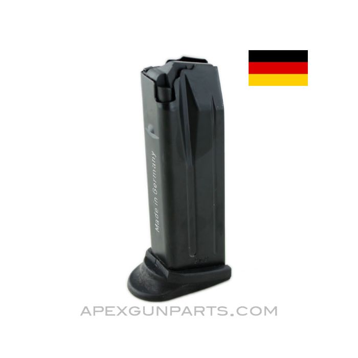 H&K USP Compact Magazine, With Finger Extension Floor Plate, 13rd, 9mm *NOS* 