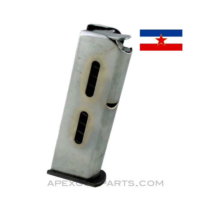 Zastava M70 Pistol Magazine, 8rd, .32 ACP / 7.65 Auto, Chromed *Very Good* 