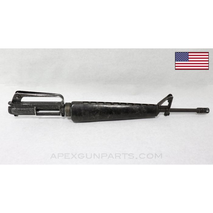 Colt 604 M16 Upper Assembly, 20" Pencil Barrel, Triangle Handguards, No Ejection Port Cover, 1969-1970, 5.56 NATO *Good*