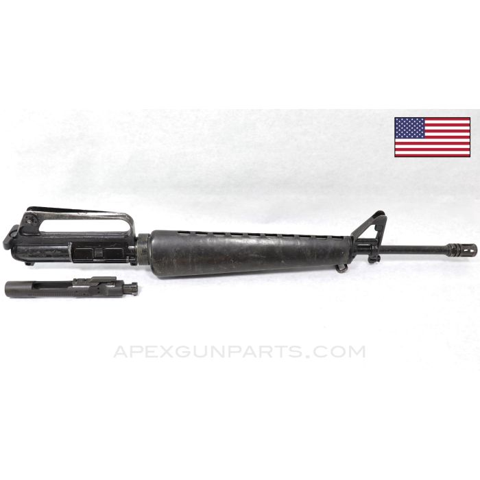 Colt 604 M16 Upper Assembly, 20" Pencil Barrel, Triangle Handguards, Refinished, 5.56 NATO *Good*
