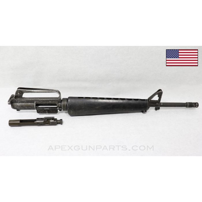 Colt 604 M16 Upper Assembly, 20" Govt. Profile Barrel, Bolt Assembly, A1 Birdcage, Unmarked Receiver, 1/7 Twist 5.56x45 NATO *Very Good*