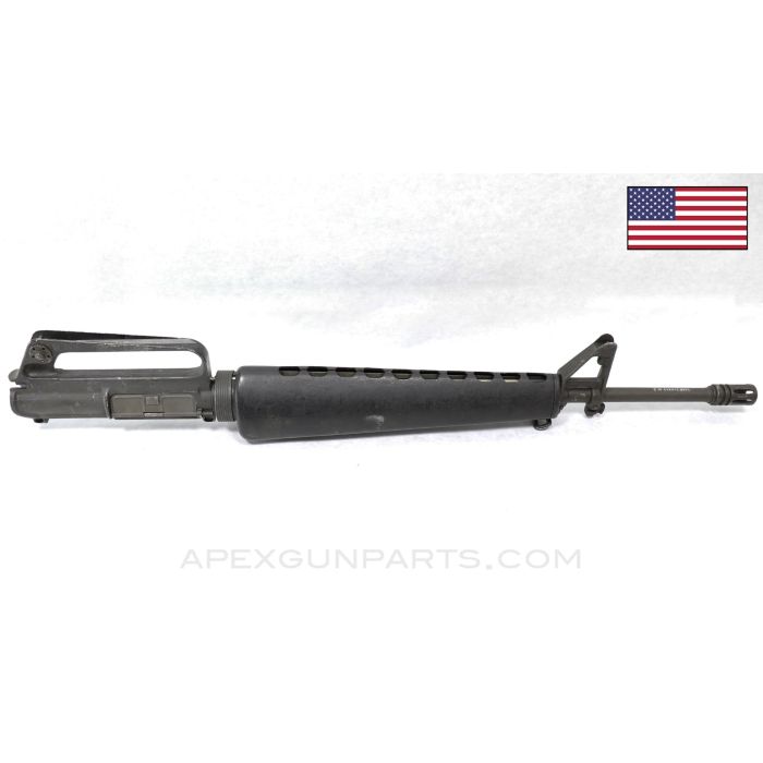 Colt SP1 AR-15 Upper Assembly, 20" Pencil Barrel, No Forward Assist, A1 Birdcage, Large Hole Front Pivot Pin, 5.56x45 NATO *Good*