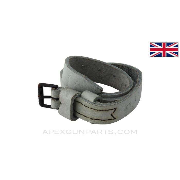 British Leather Sling, 30", White *NEW*