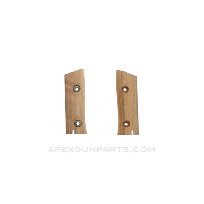 FN Model 24 Mauser Bayonet Grip Set, w/ Screw Boss, Wood, Unfinished