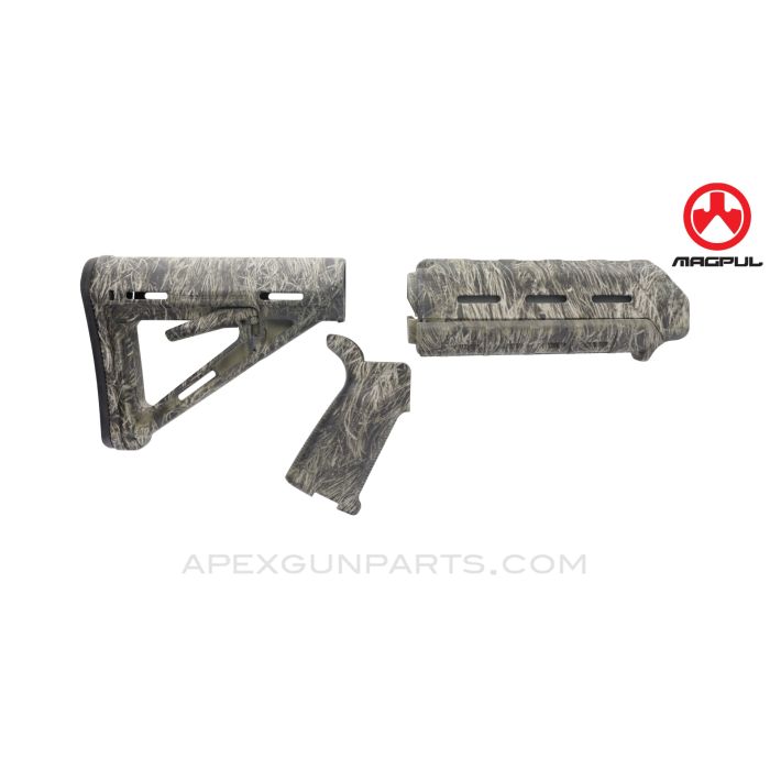 Magpul MOE AR-15 Furniture Set, Carbine Length, Custom Tallgrass Camo Pattern *NEW*