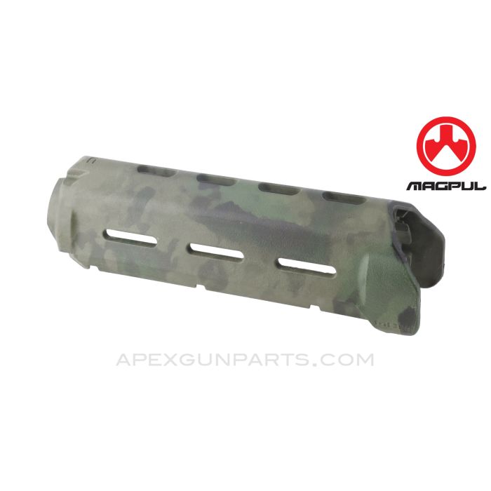 Magpul MOE AR-15 Upper Handguard, Carbine Length, Custom Dark Green Camo Pattern, *NEW*