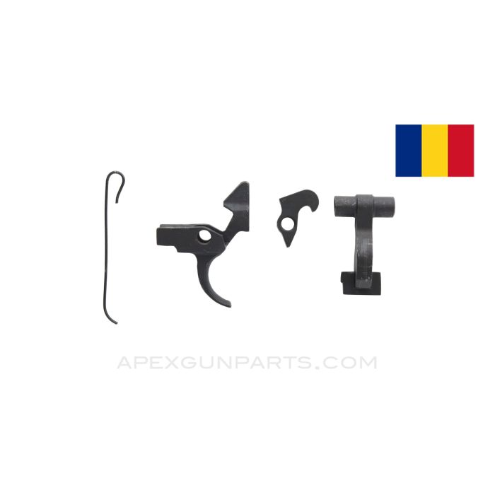 AK Semi-Auto Trigger Parts Set, Romanian, *NOS* 