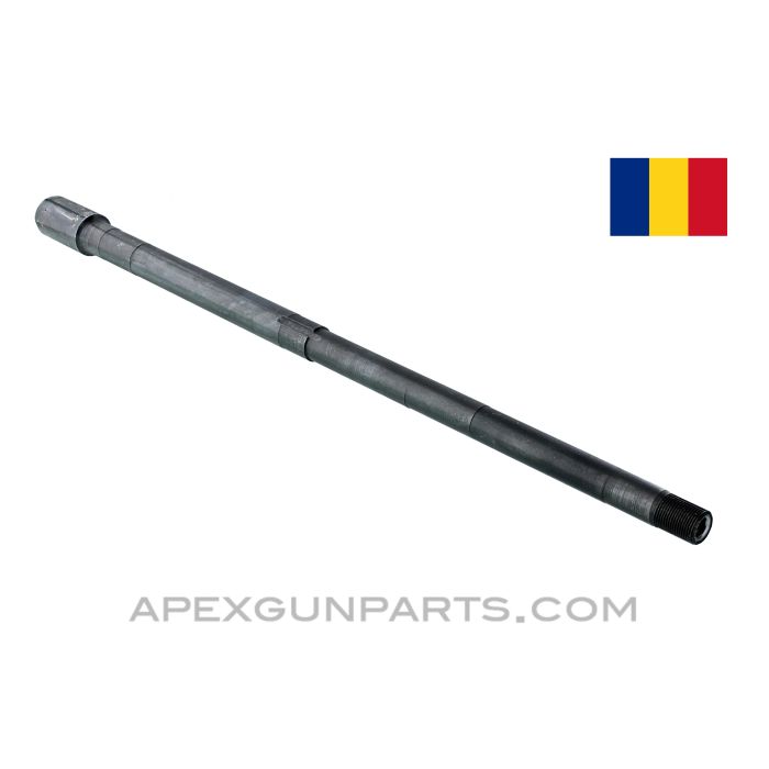 Romanian AKM Barrel, Chrome Lined, Cold Hammer Forged, Threaded Muzzle, 16.5 " Long, Blued, 7.62x39, *NEW*