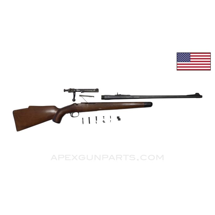 Springfield 1903 Sporter Parts Kit, w/ Bishop Stock, Bolt & 24" Barrel, Marbles Sight .30-06 *Good* 